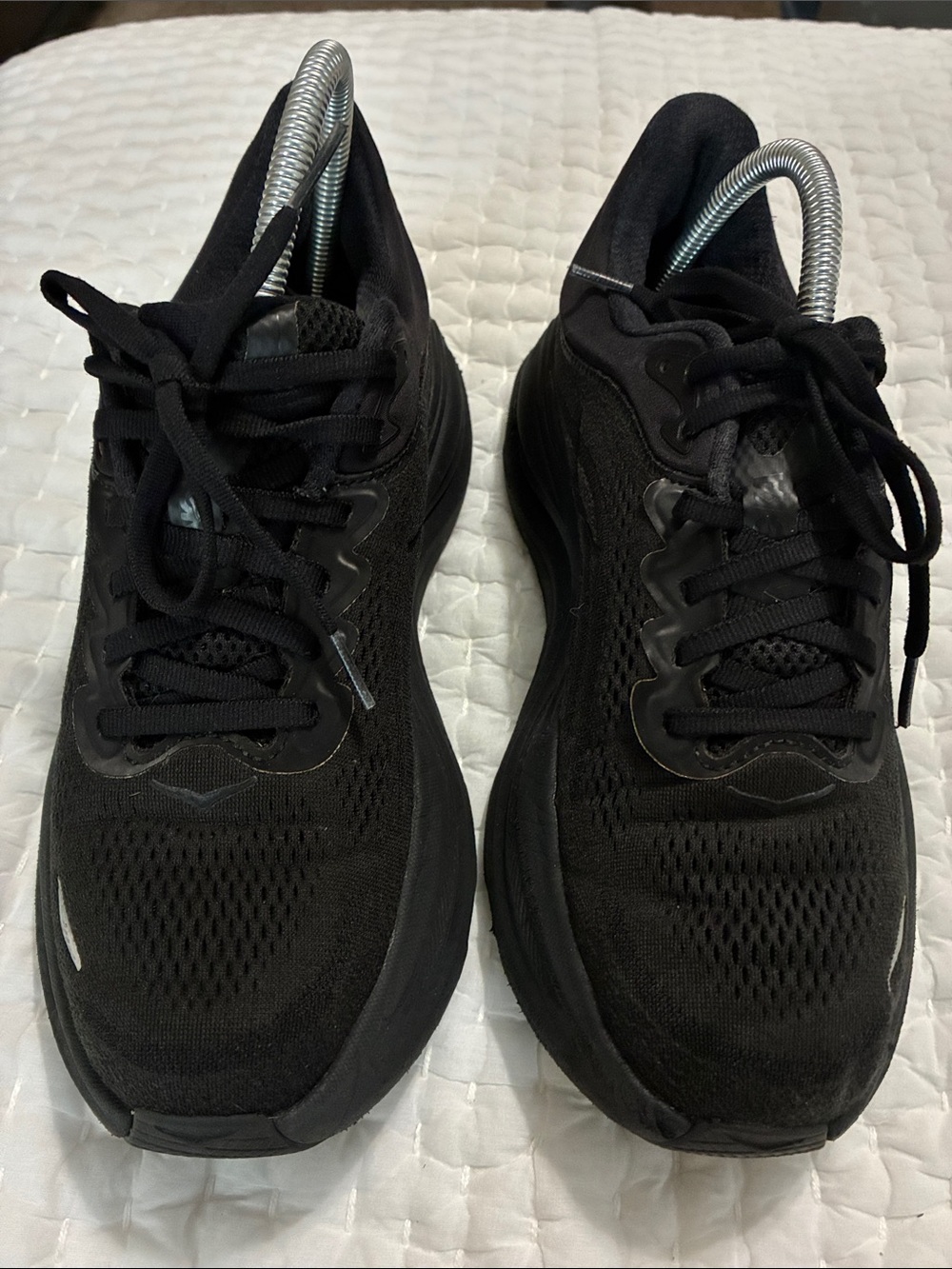 Hoka Bondi 9 Triple Black Women's Athletic Running Shoes